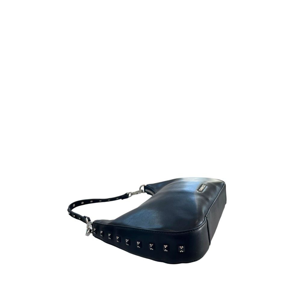 Twinset Black Polyurethane Women's Shoulder Bag