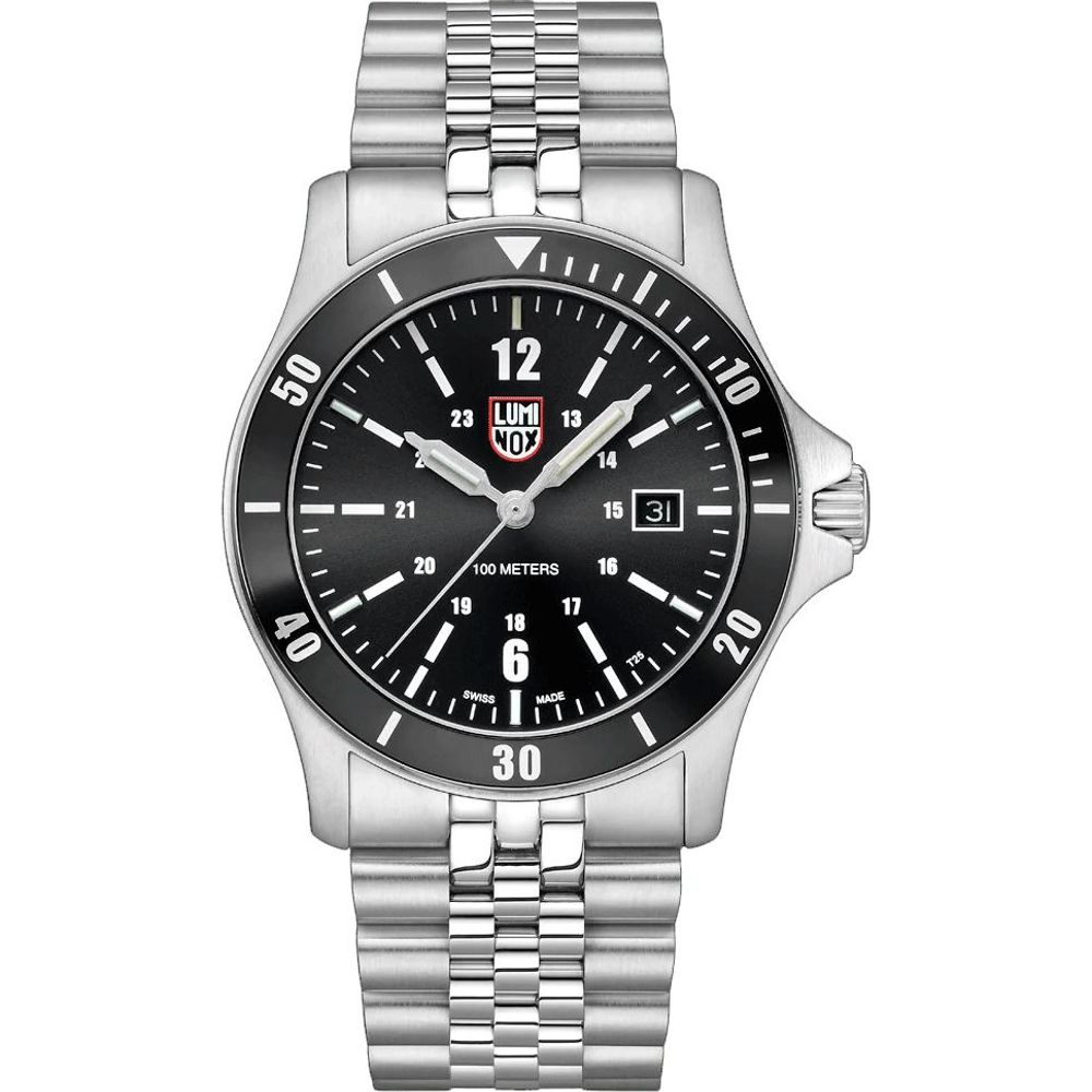 Luminox grijs roestvrijstalen sporthorloge