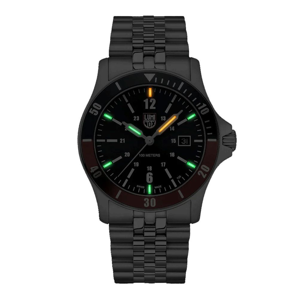 Luminox grijs roestvrijstalen sporthorloge