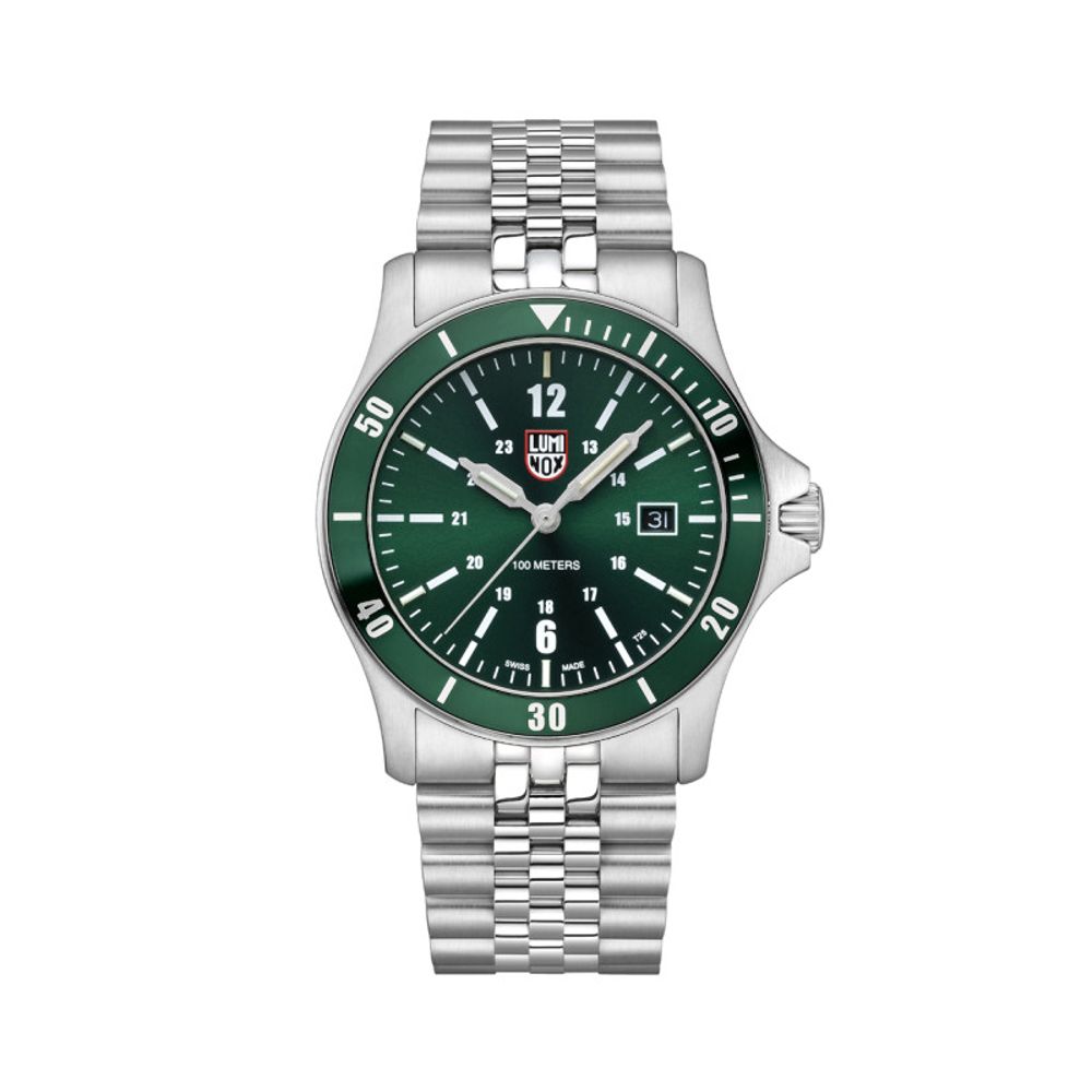 Luminox grijs roestvrijstalen sporthorloge