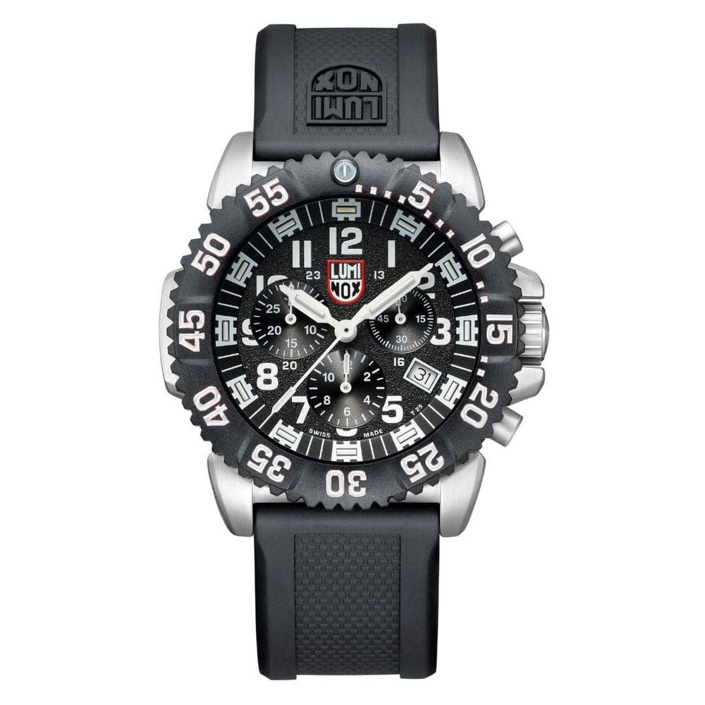Luminox Grijs Rubberen Sport Horloge