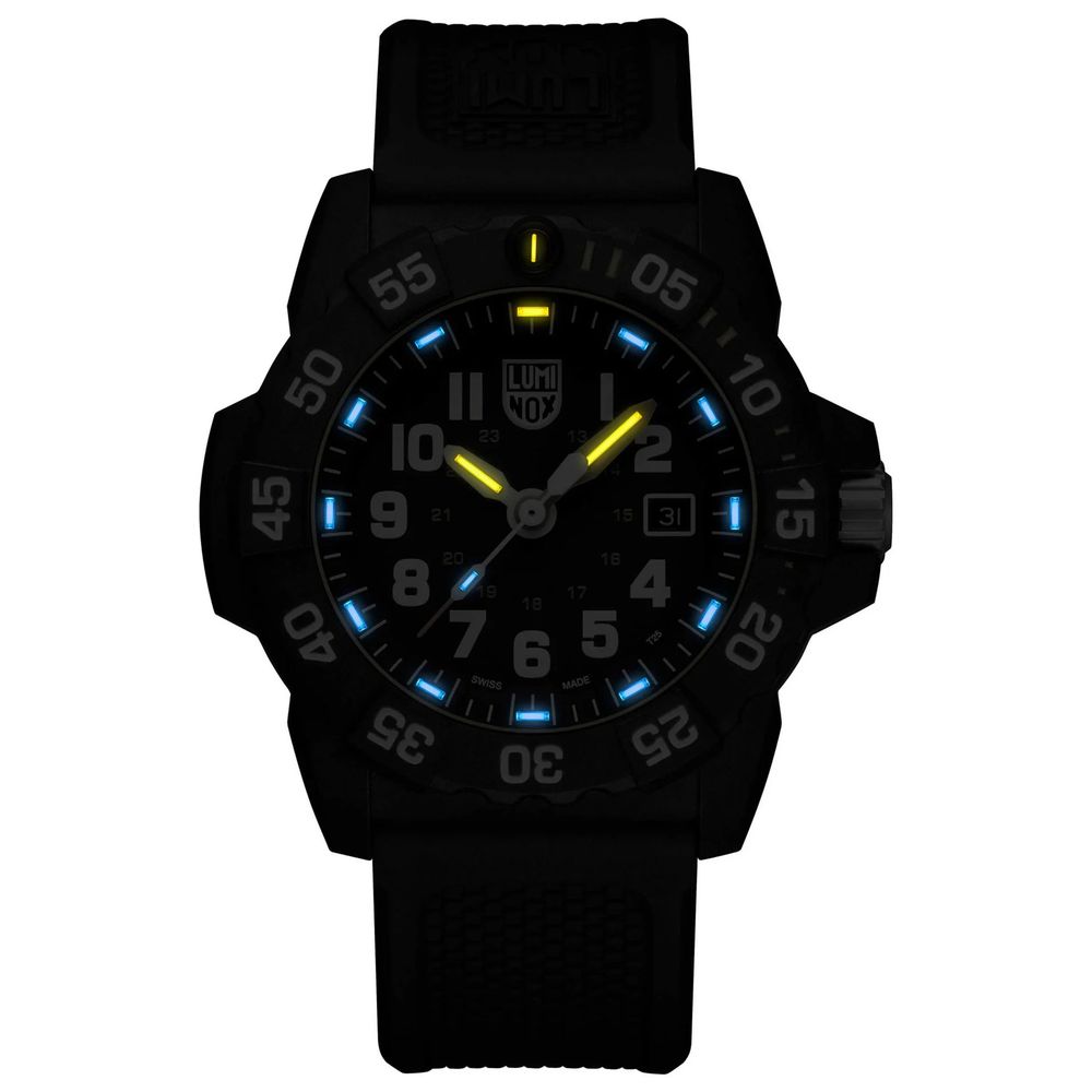 Luminox Zwart Rubberen Sport Horloge