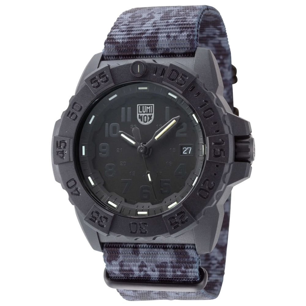 Luminox grijze nylon sporthorloge