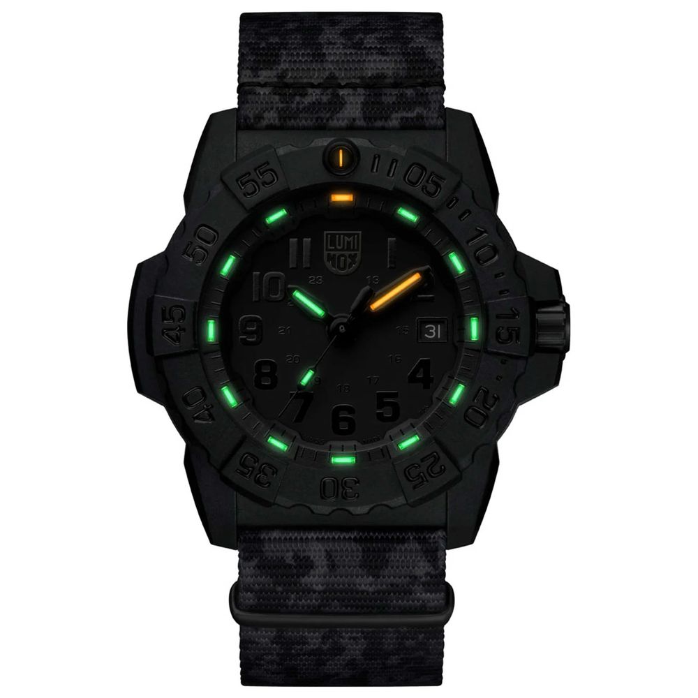 Luminox grijze nylon sporthorloge