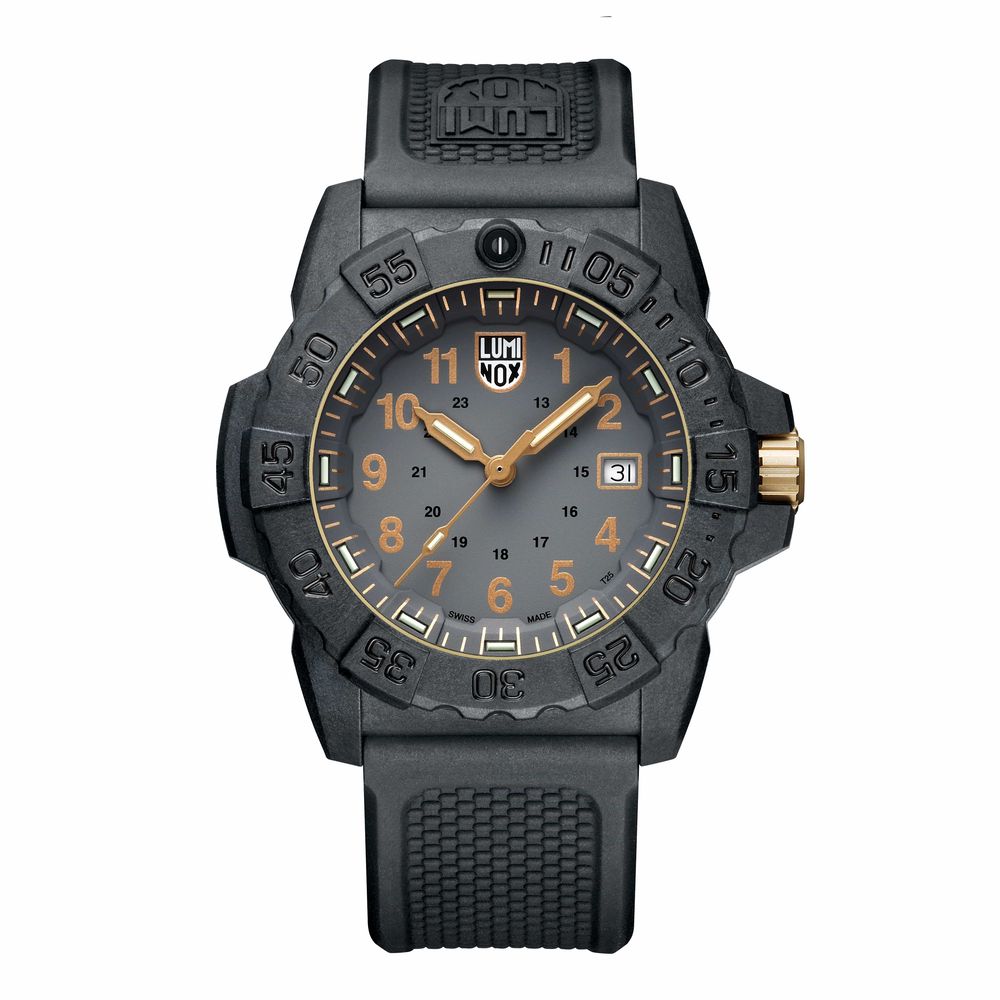 Luminox Zwart Rubberen Sport Horloge