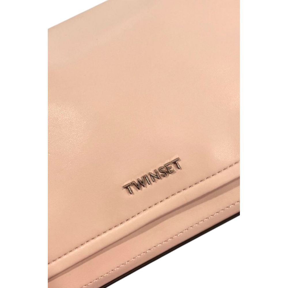 Twinset Pink Polyurethane Women's Shoulder Bag