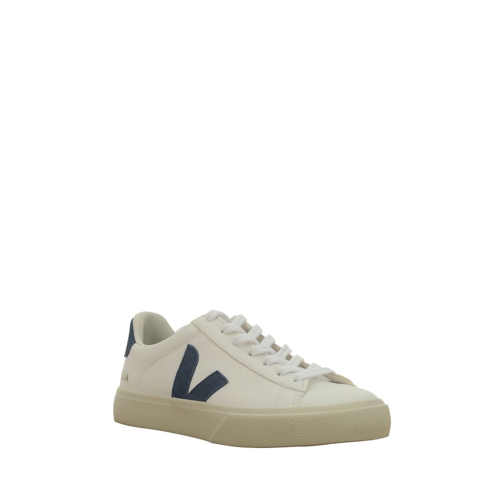 Veja Witte Kalfsleer Bos Taurus Lage Sneakers