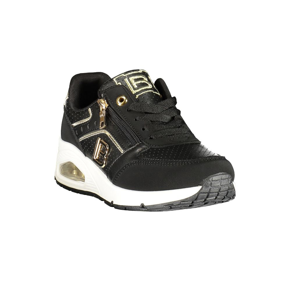 Laura Biagiotti Zwarte Polyester Dames Sneaker