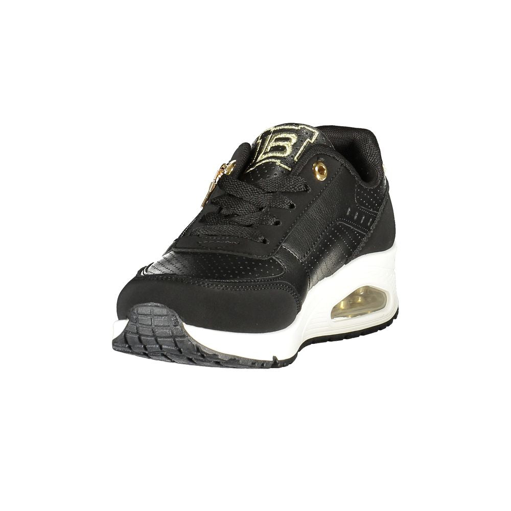 Laura Biagiotti Zwarte Polyester Dames Sneaker