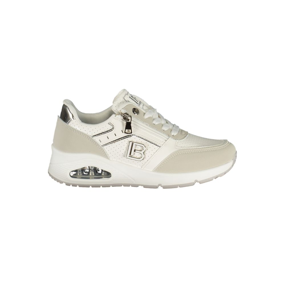 Laura Biagiotti Witte Polyester Damessneaker