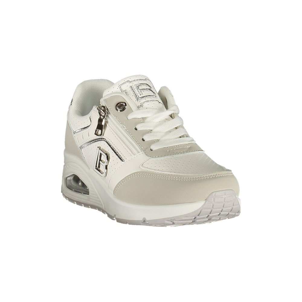 Laura Biagiotti Witte Polyester Damessneaker