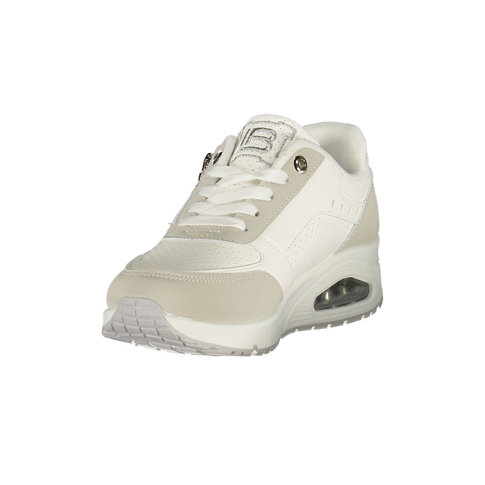 Laura Biagiotti Witte Polyester Damessneaker