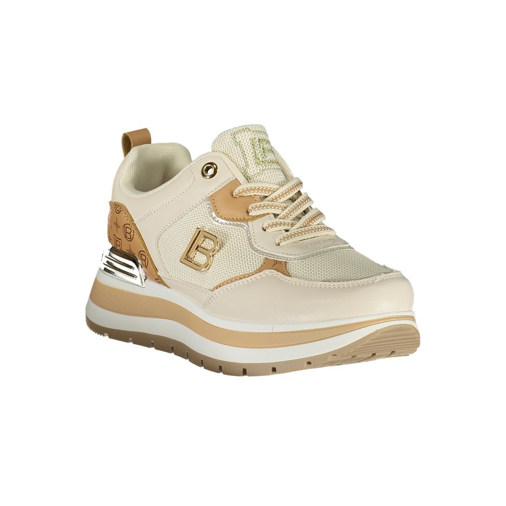 Laura Biagiotti Beige Polyurethaan Dames Sneaker