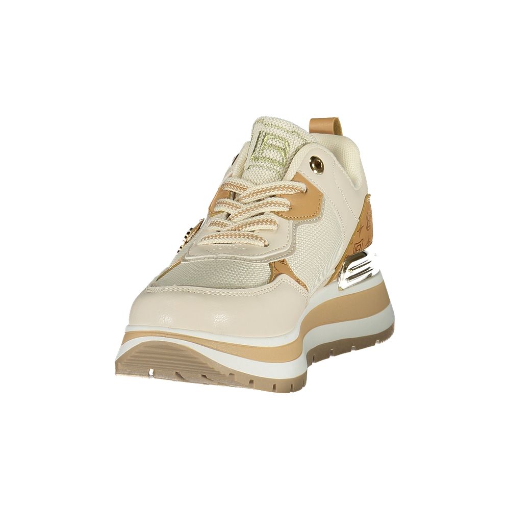 Laura Biagiotti Beige Polyurethaan Dames Sneaker