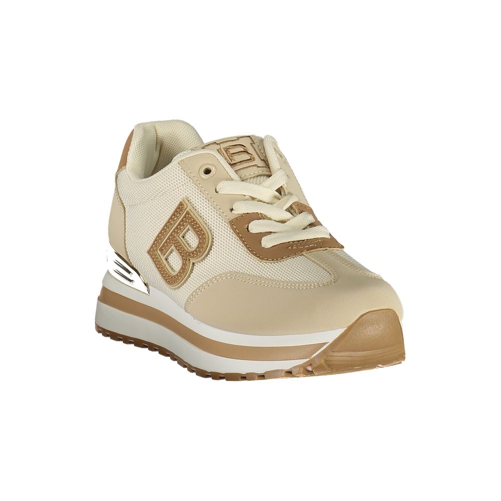Laura Biagiotti Beige Polyurethaan Damessneaker