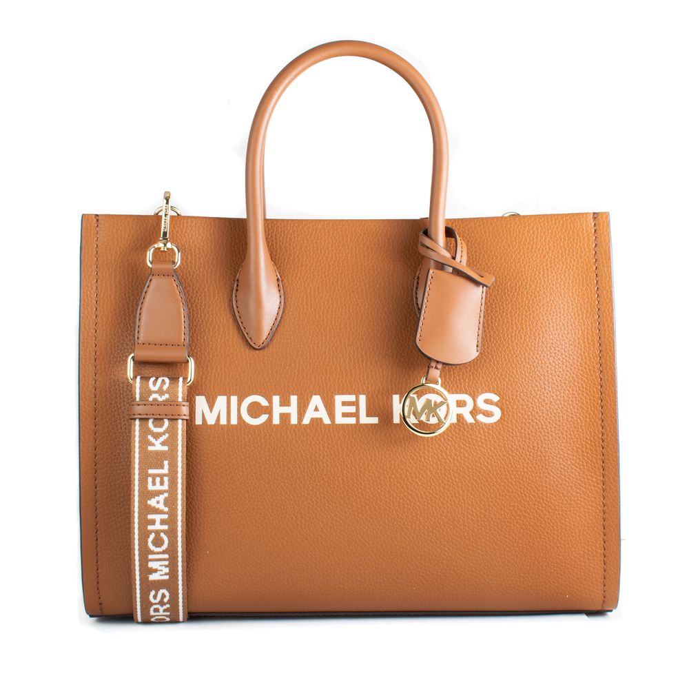 Sac à bandoulière en cuir marron Michael Kors
