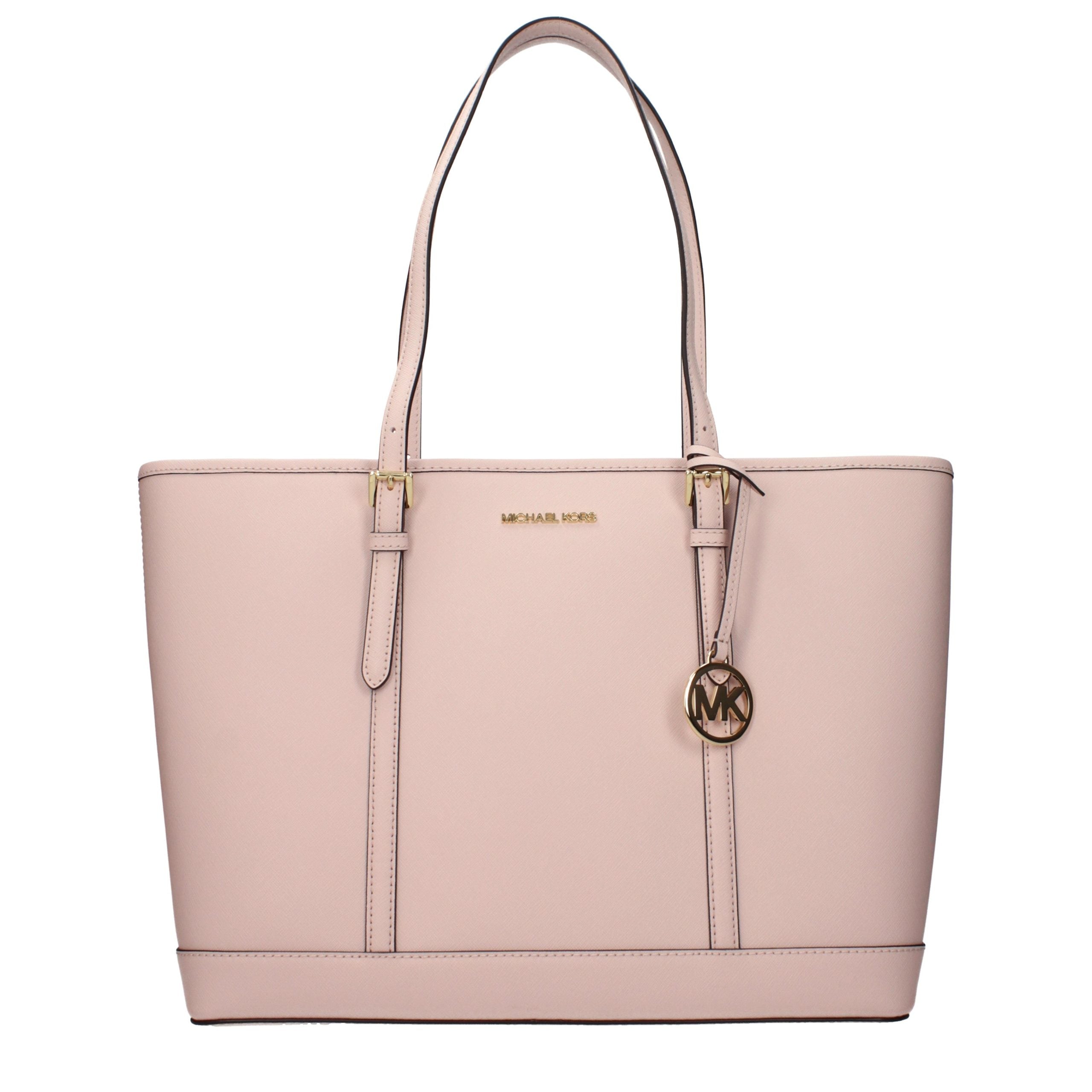 Sac à bandoulière en cuir rose Michael Kors