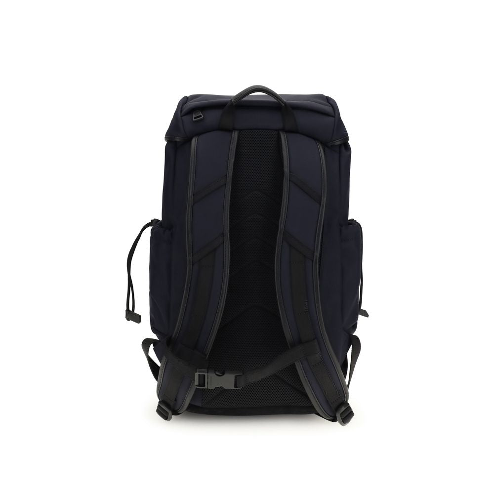Moncler blauwe rugzak van polyamide