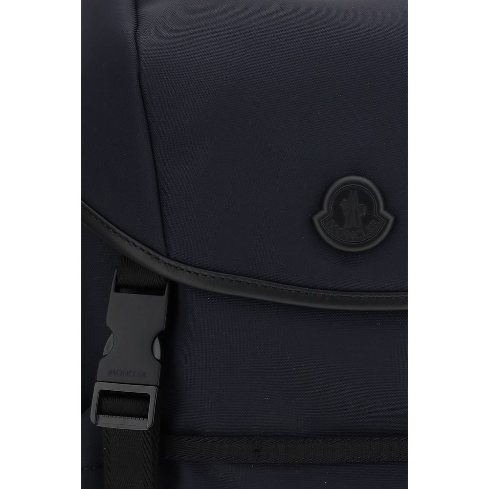 Moncler blauwe rugzak van polyamide
