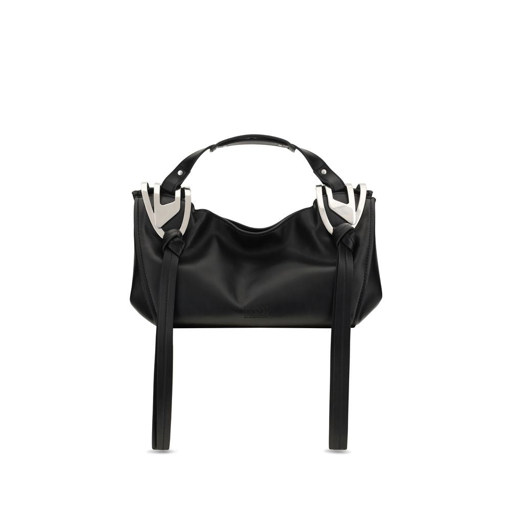Diesel Sac à main en cuir de veau noir Bos Taurus