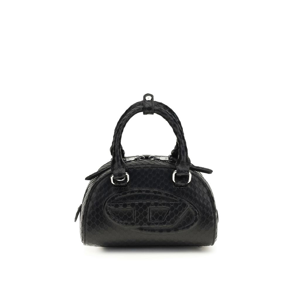 Diesel Sac à main en cuir de veau noir Bos Taurus