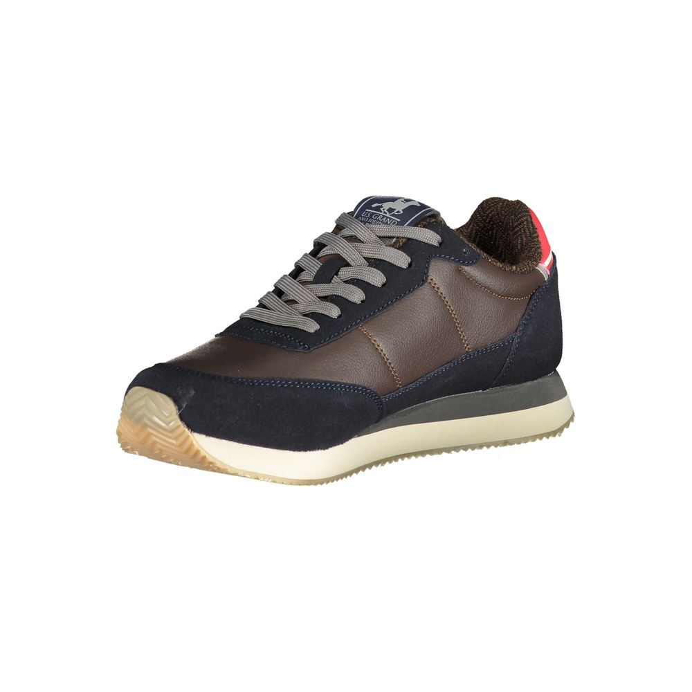 U.S. Grand Polo bruine herensneaker van polyurethaan