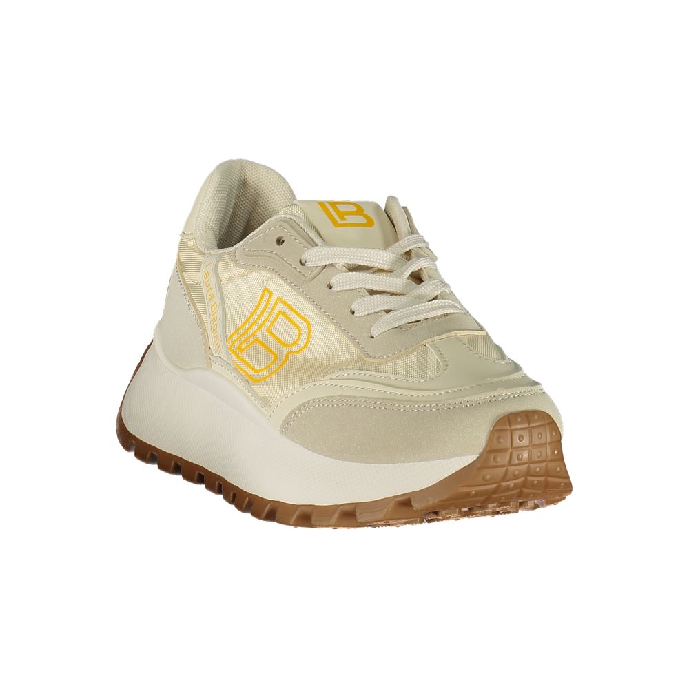 Laura Biagiotti Beige Polyurethaan Damessneaker