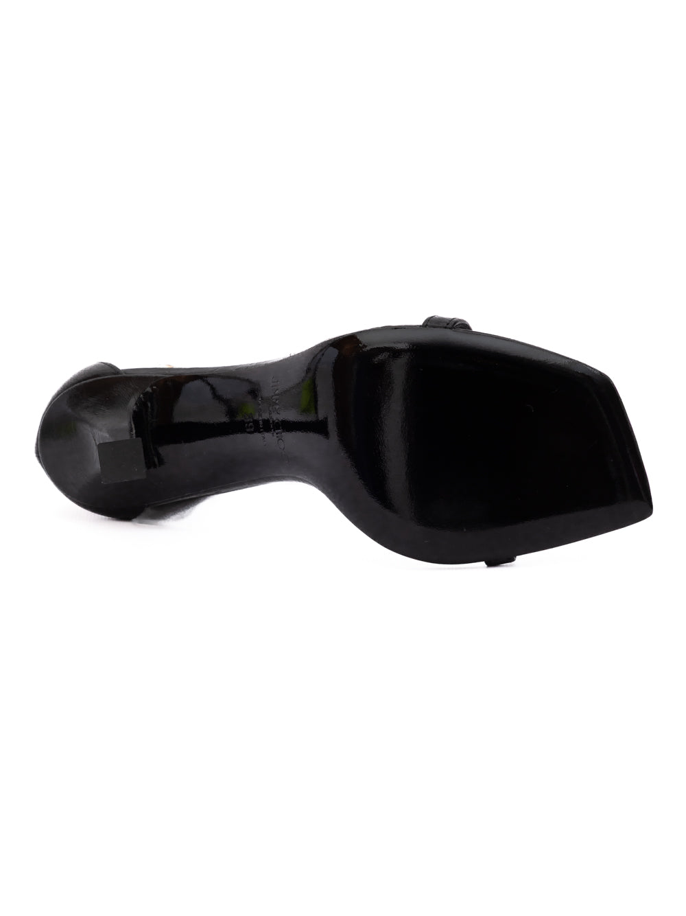 Jimmy Choo Zwarte Leren Verity 100 Sandalen