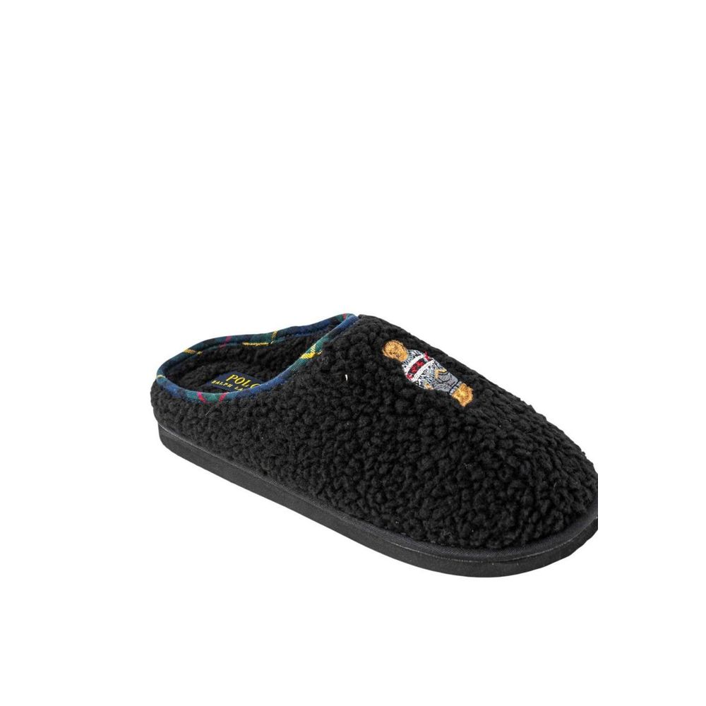 Ralph Lauren Zwarte Katoenen Pantoffels