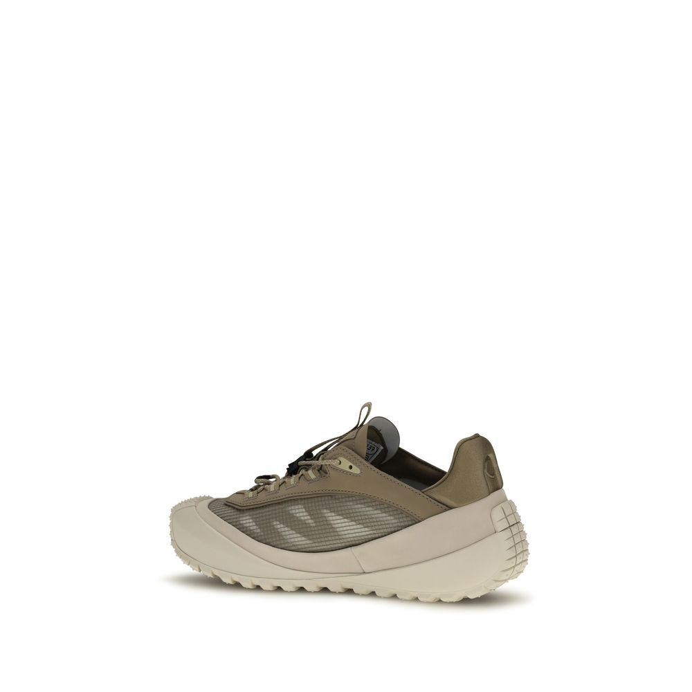 Moncler Grey Polyester Athletic Sneakers