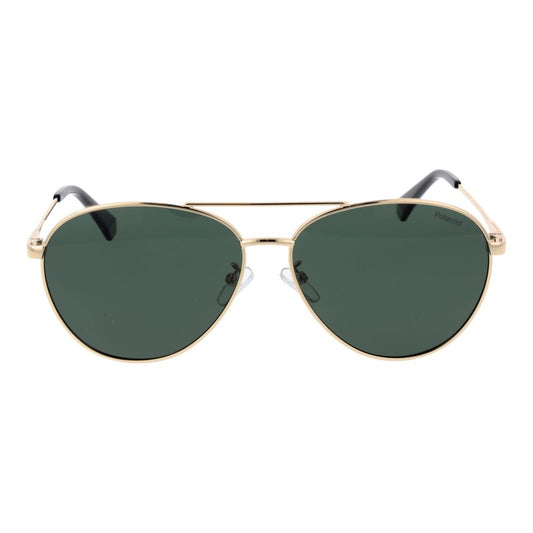 Polaroid Gold Metal Sunglasses