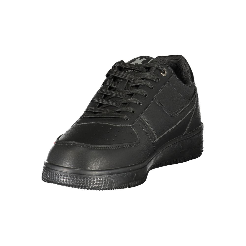 U.S. Grand Polo Zwarte Polyurethaan Herensneaker