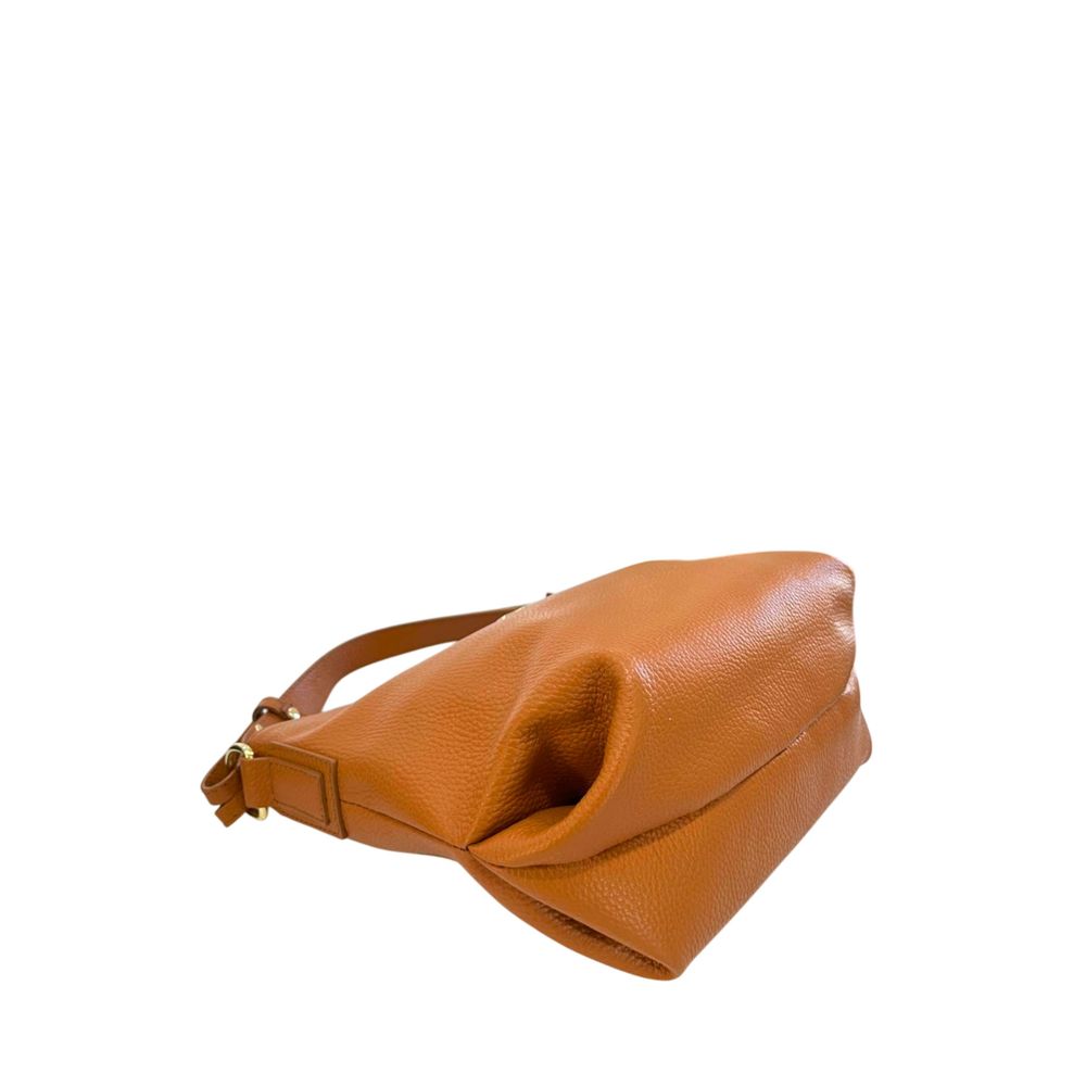 Baldinini Trend Brown Leather Women Shoulder Bag