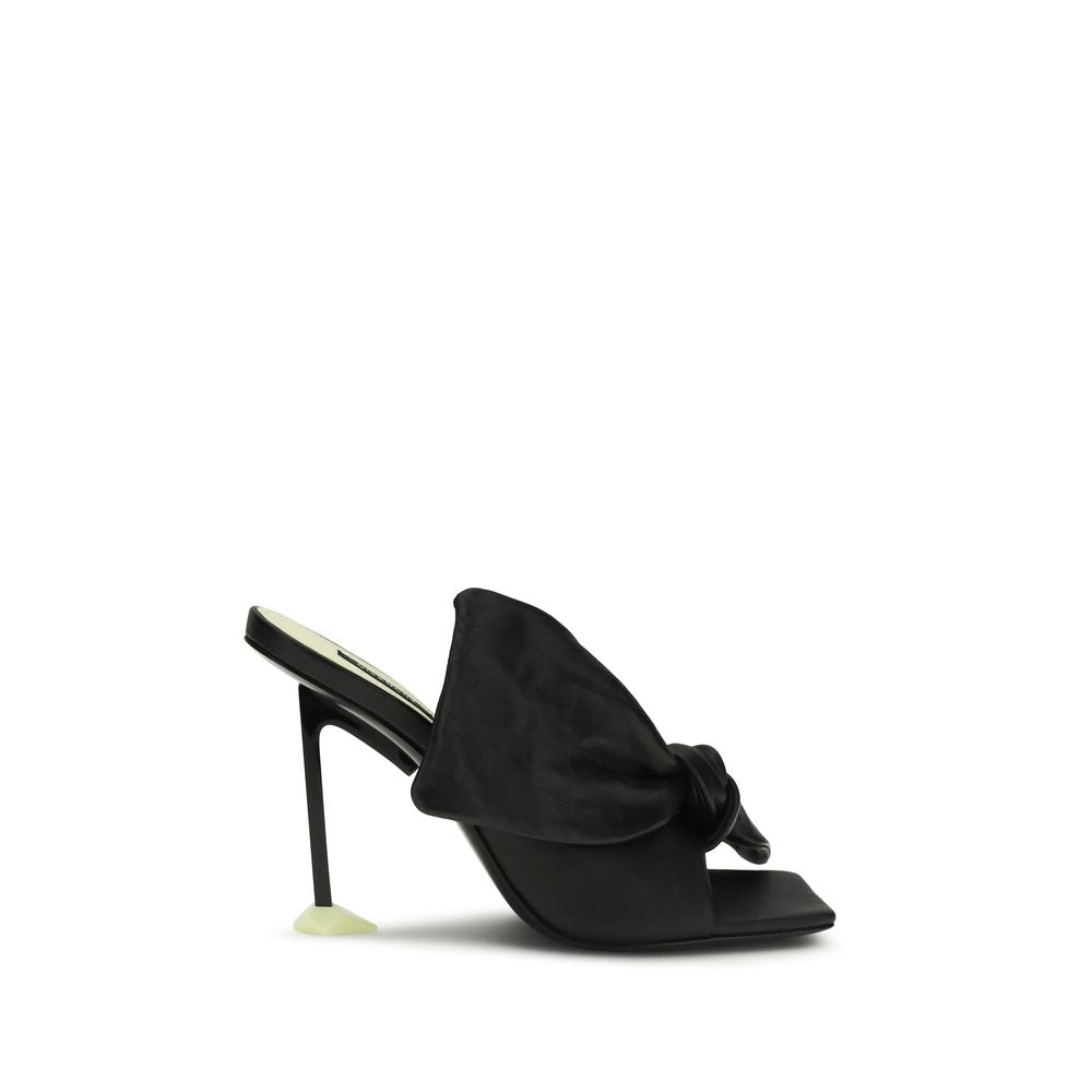 Givenchy Black Lamb Ovis Aries Mules