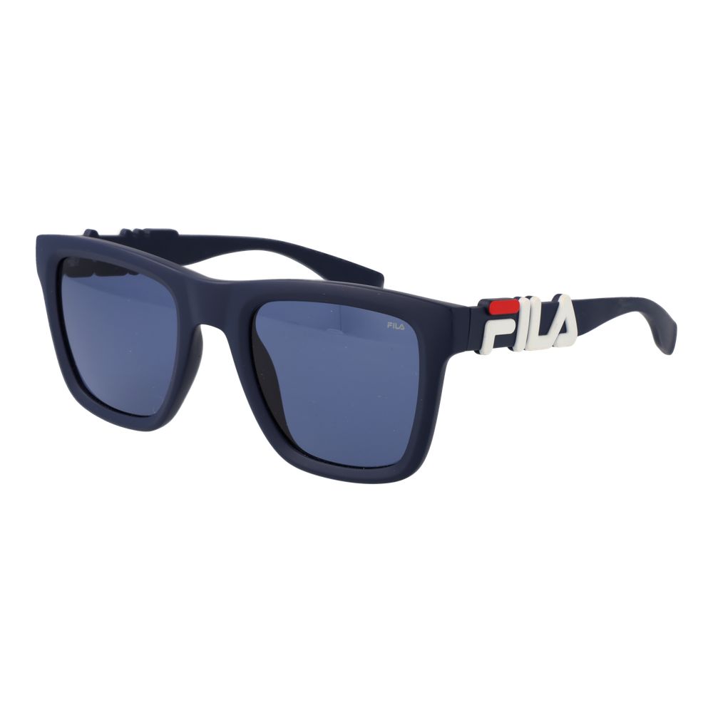 Fila blauwe plastic zonnebril