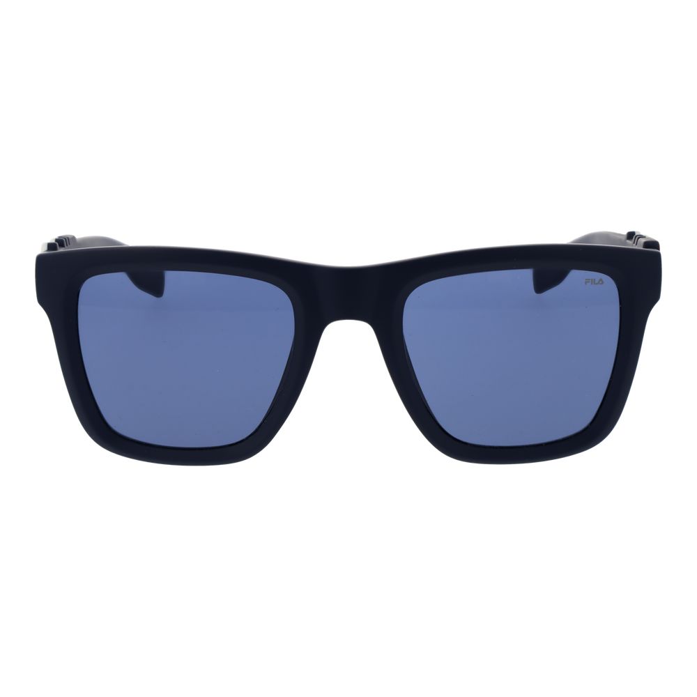 Fila blauwe plastic zonnebril