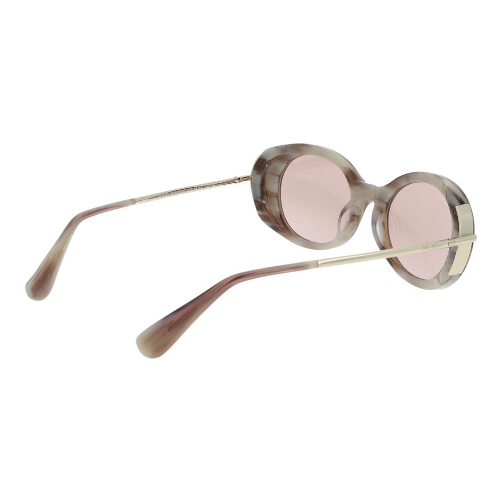 Max Mara Beige Acetaat Zonnebril
