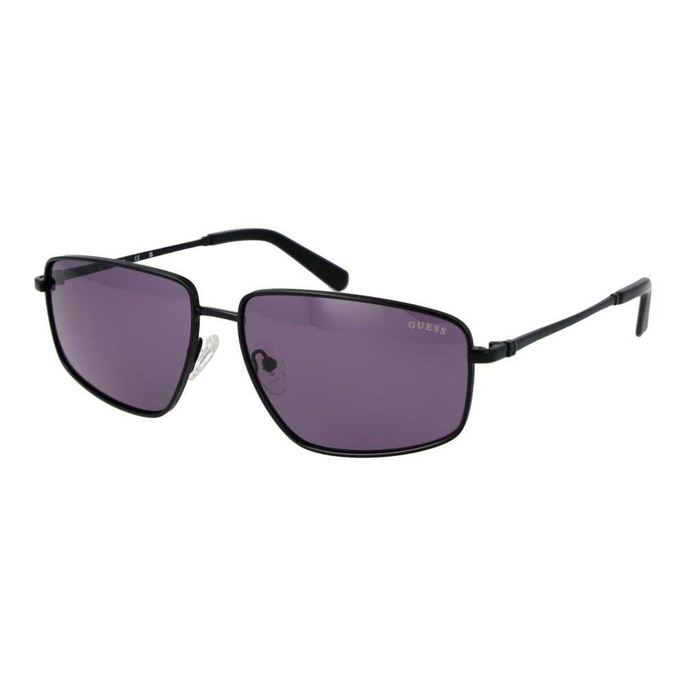 Guess Zwarte metalen zonnebril
