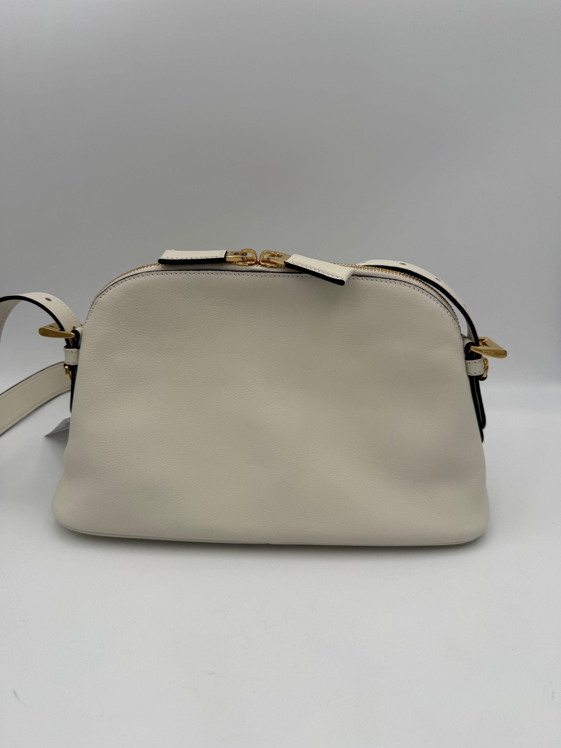 Prada PRADA Bauletto BOWLING Leather Handbag