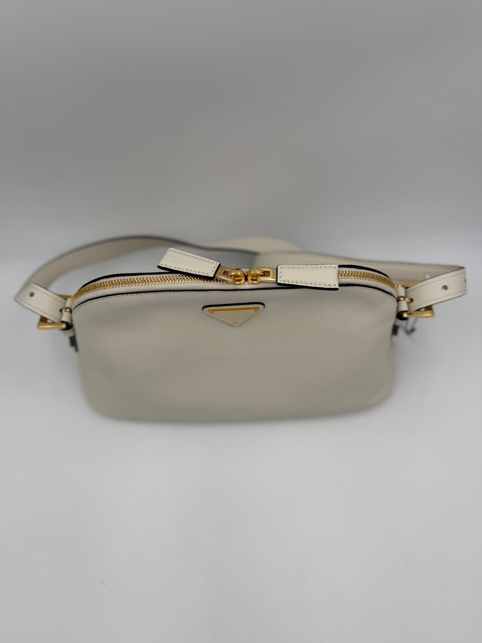 Prada PRADA Bauletto BOWLING Leather Handbag