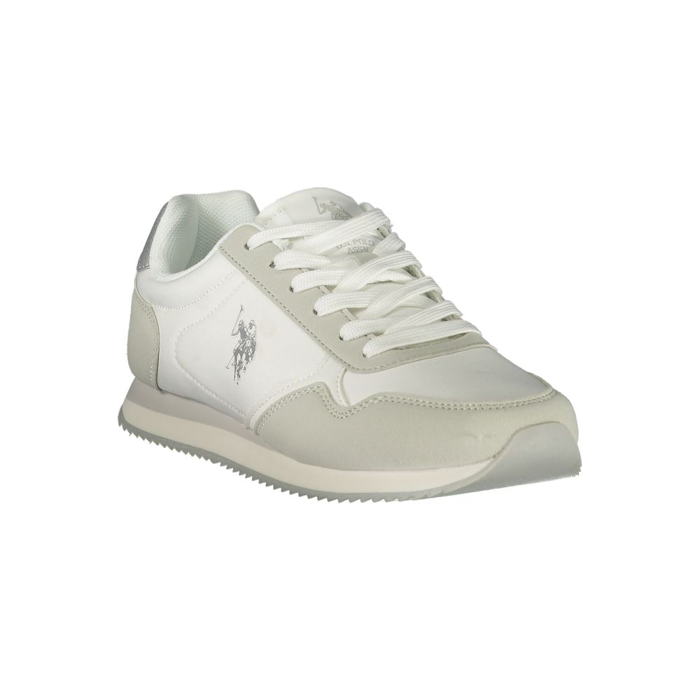 U.S. POLO ASSN. Witte polyurethaan damessneaker