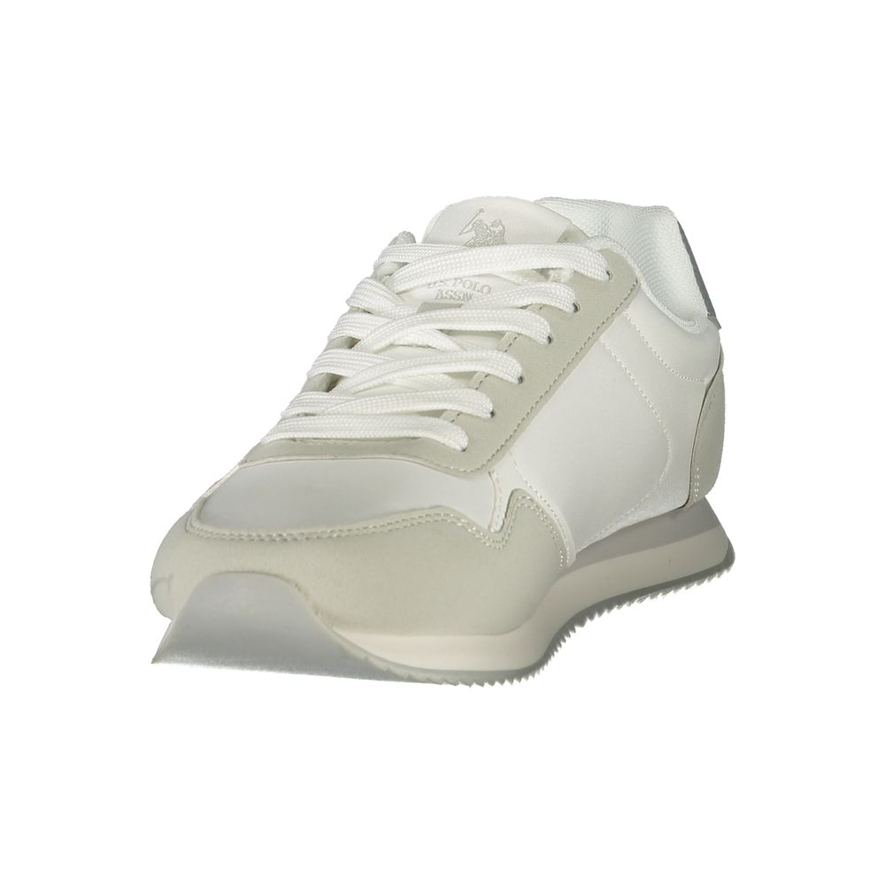 U.S. POLO ASSN. Witte polyurethaan damessneaker