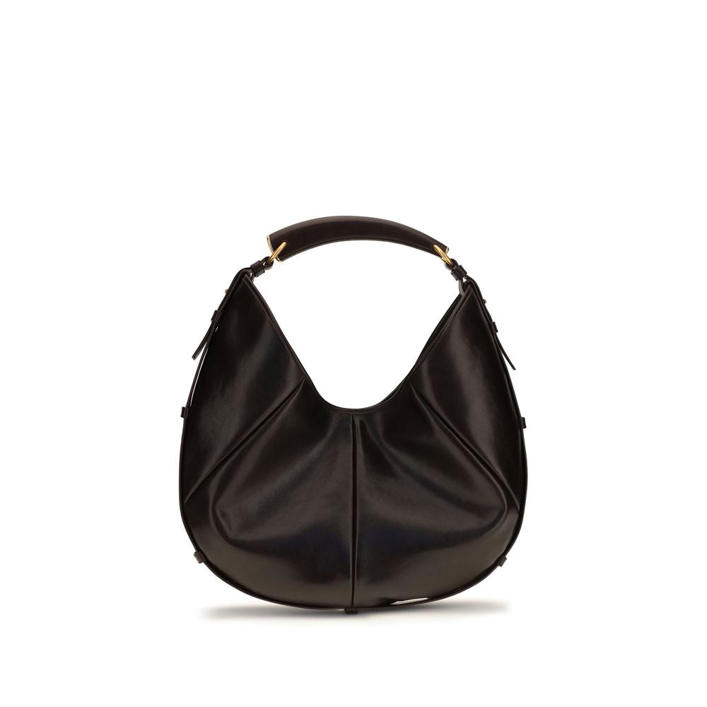Saint Laurent Bruine Kalfsleren Bos Taurus Schoudertas