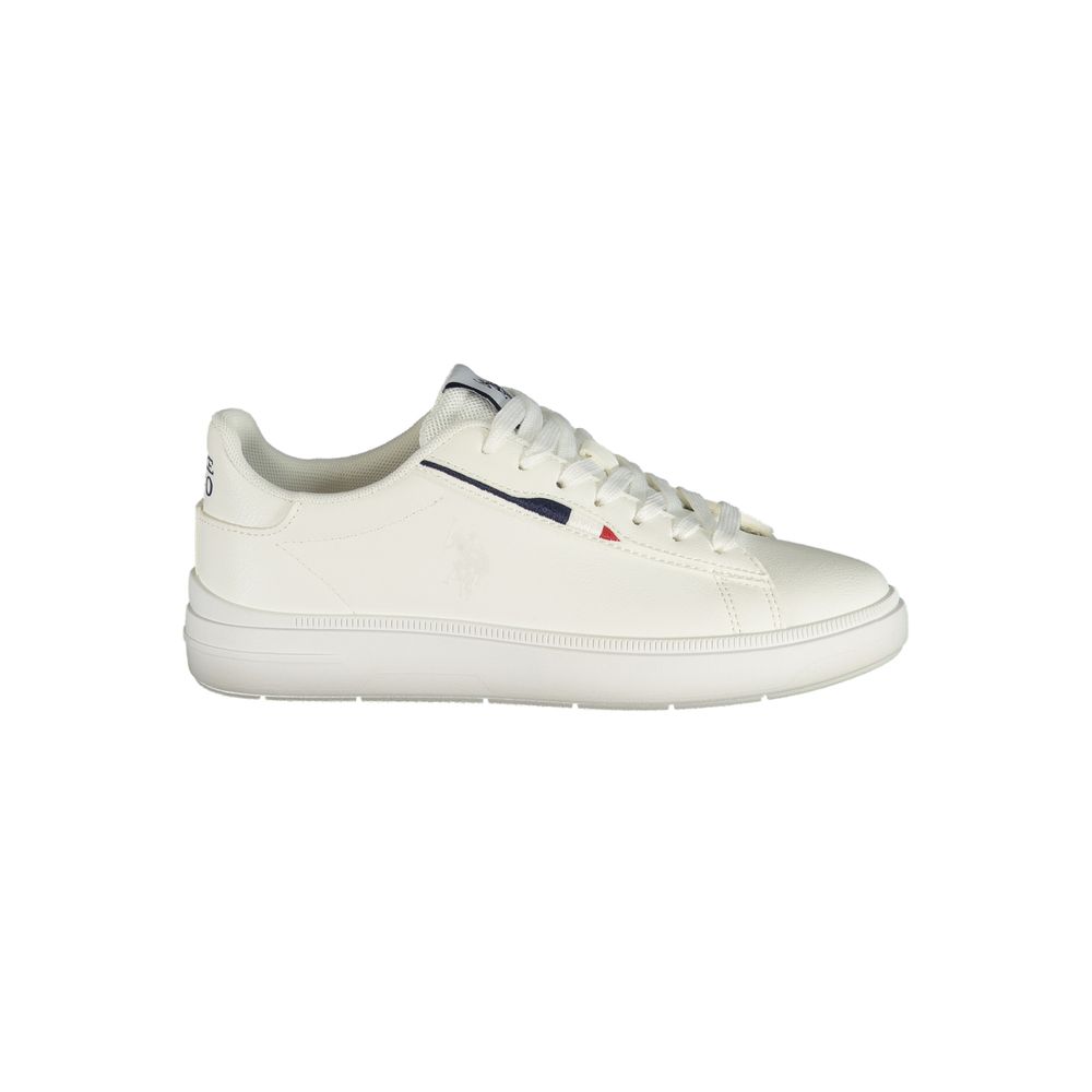U.S. POLO ASSN. Witte polyester damessneaker