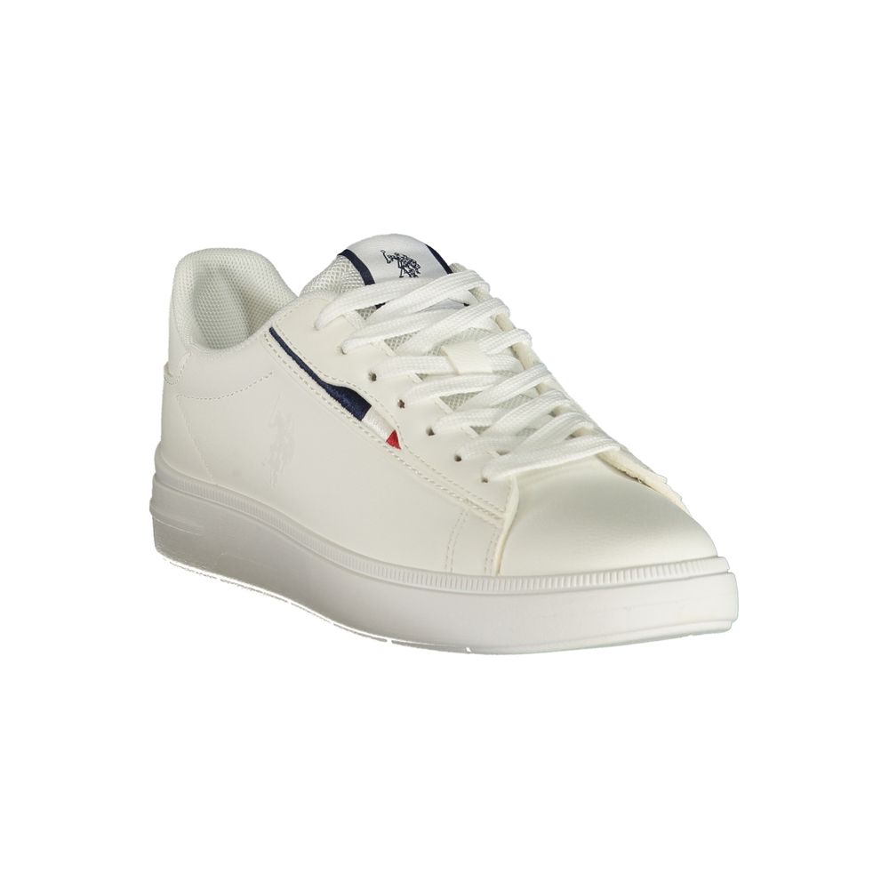 U.S. POLO ASSN. Witte polyester damessneaker