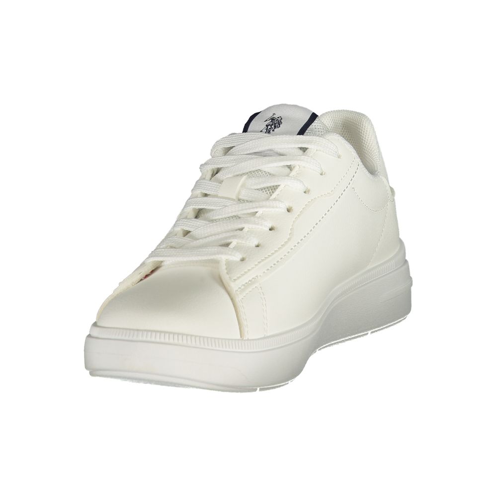 U.S. POLO ASSN. Witte polyester damessneaker
