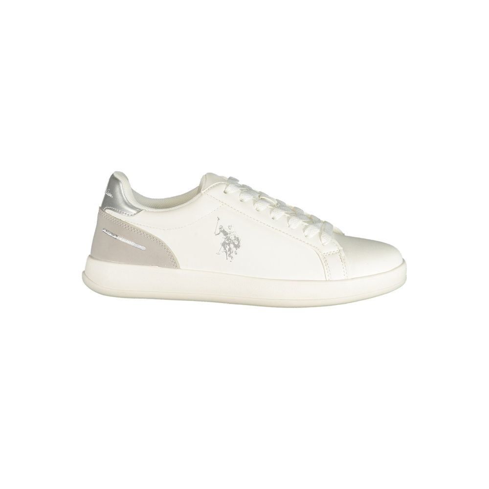 U.S. POLO ASSN. "Witte polyurethaan damessneaker"