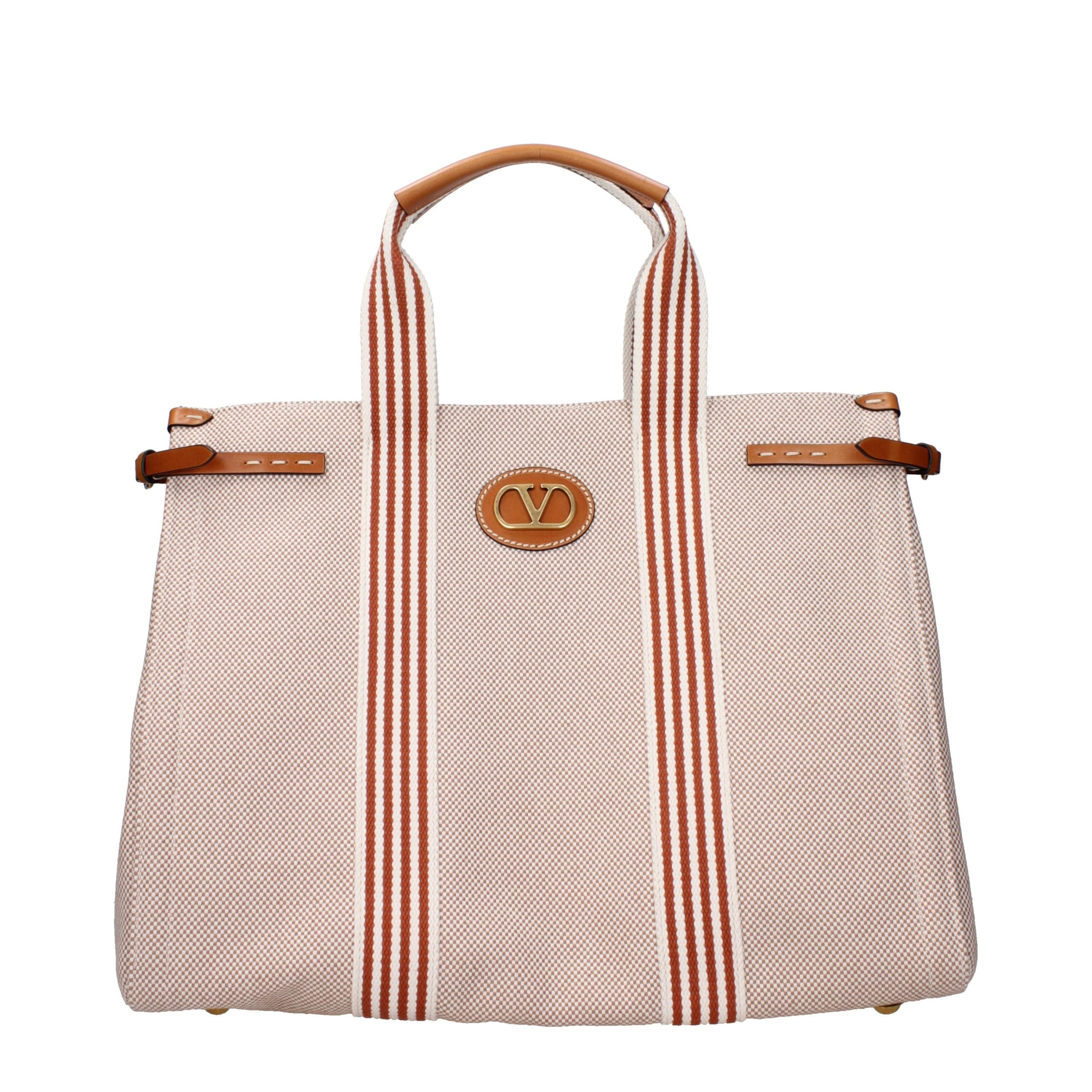 Valentino Garavani Beige Stoffen Handtas