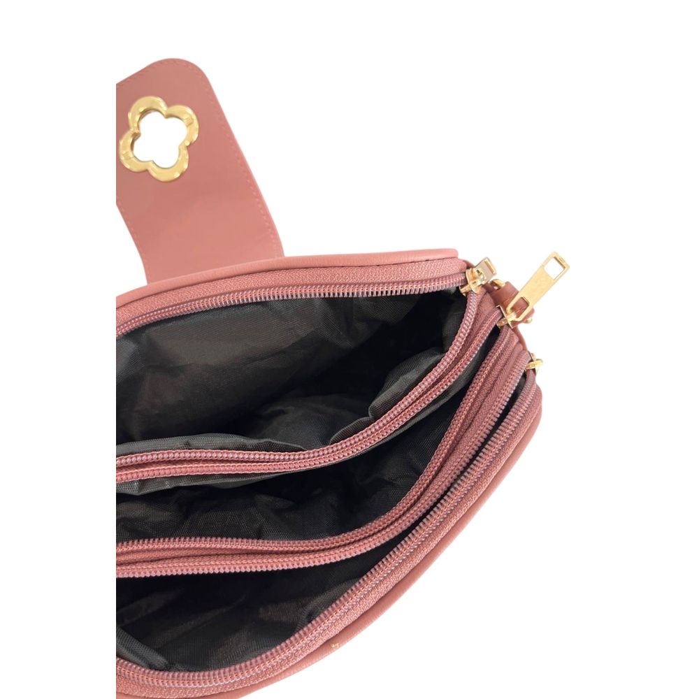 Baldinini Trend roze PU-crossbodytas voor dames