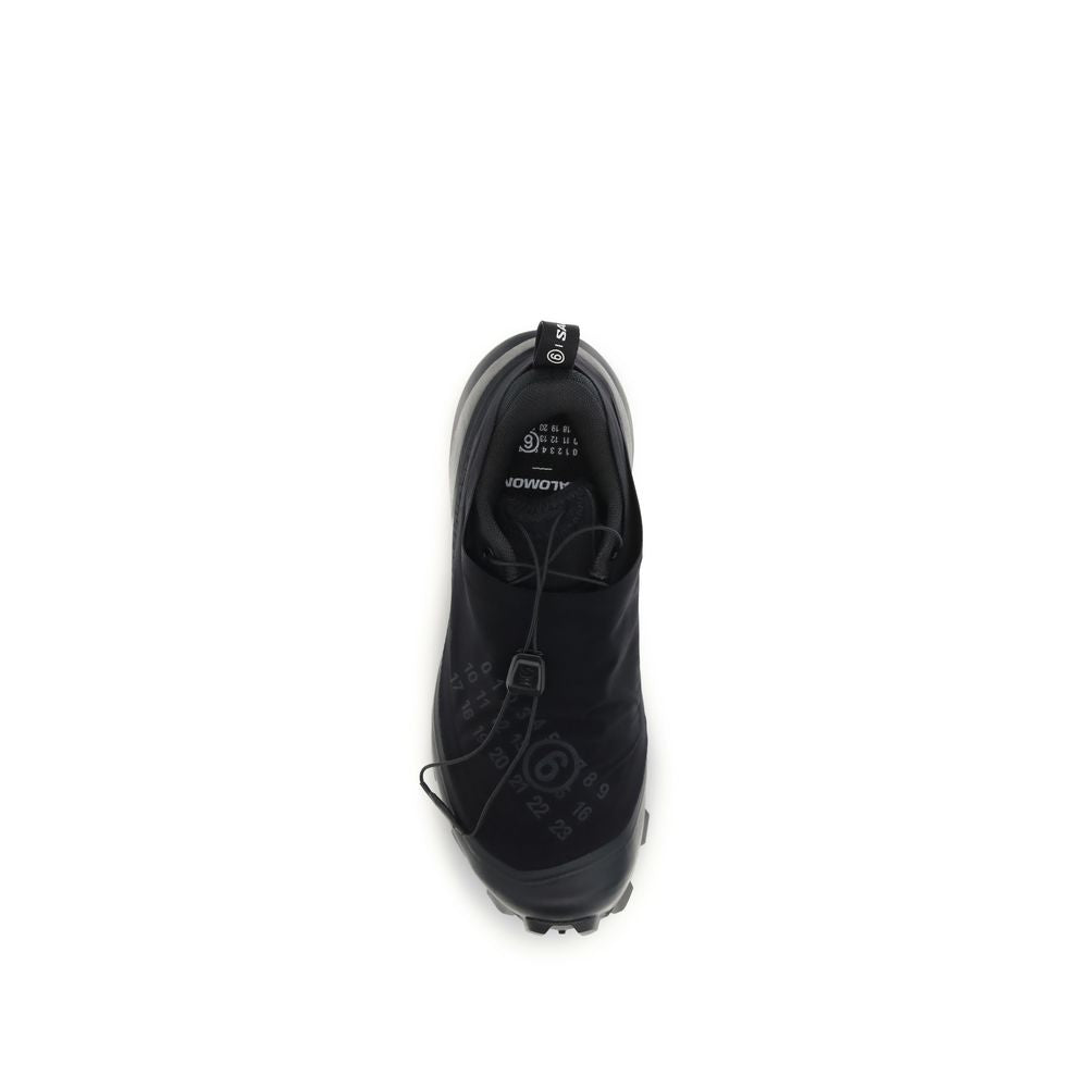 MM6 Baskets de sport noires en nylon